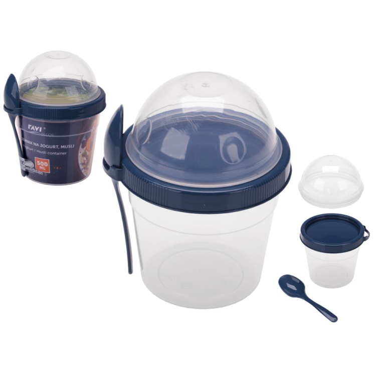 Pojemnik na jogurt musli 500ml RAVI